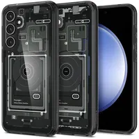 Spigen Ultra Hybrid case for Samsung Galaxy S23 Fe - dark gray Zero One pattern  24227-0 8809896746892
