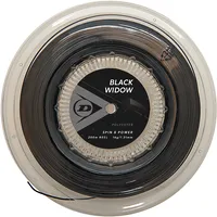 Tennis string Dunlop Black Widow 16G/1.31Mm/200M Co-Pe monofilament black  623Dn624853 045566170927 624853