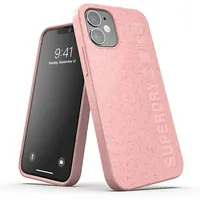 Superdry Snap iPhone 12 mini Compostable Case różowy pink 42620  8718846086240