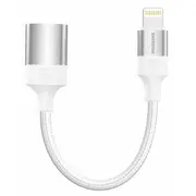Swissten Textile Lightning - Usb-A Otg Adapteris 0.12M  8595217488526