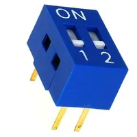 Switch Dip-Switch Poles number 2 On-Off 0.05A/12Vdc Pos  Dsr-02