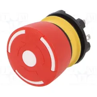 Switch emergency stop 22Mm Stabl.pos 2 Nc x2 red none Ip65  84-5040.0020