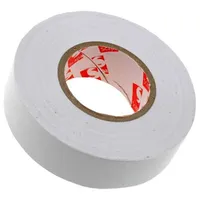 Tape electrical insulating W 19Mm L 25M Thk 0.13Mm white  Scapa-2702-19W Scapa-2702-19X25