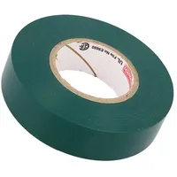 Tape electrical insulating W 19Mm L 20M Thk 0.18Mm green  Plh-Pr37-19-20/Gr