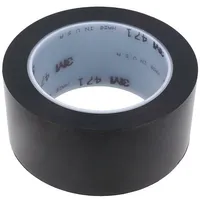 Tape marking black L 33M W 50Mm Thk 0.13Mm 2.5N/Cm 130  3M-471-50-33Bk 7000048401