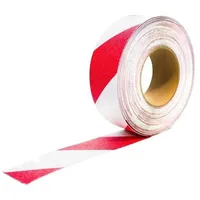 Tape warning white-red L 18.3M W 50Mm antislip,self-adhesive  Coba-Gf031002 Gf031002