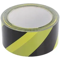 Tape warning yellow-black L 33M W 50Mm self-adhesive  Med.5036 5036