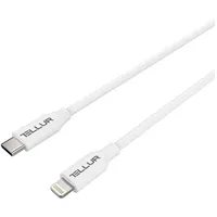Tellur Data cable, Apple Mfi Certified, Type-C to Lightning, 1M white  T-Mlx38477 5949120000925