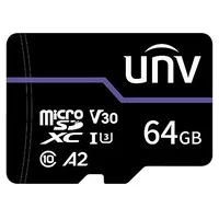 Uniview Tf-64G-T-In  64Gb Unv microSD atmiņas karte kamerām, droniem, telefoniem un sporta kamerām 010781