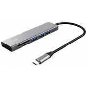 Trust  Fast Usb-C Hub Card Reader Dokstacija 24191 8713439241914