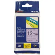 Tze-Mqf31 dekor.uzlīmju lente, Melns uz G.violetu, 12Mm x 4Metri  Tzemqf31 4977766770521