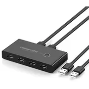 Switch Usb Kvm 2X4 Ugreen 2.0 Black  30767 6957303837670 84718000