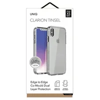 Uniq etui Clarion Tinsel iPhone Xs Max przezroczysty lucent clear  Uniq-Ip6.5Hyb-Clrntclr 8886463665077
