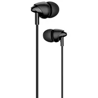 Usams Headphones  Słuchawki stereo Ep-39 3,5 mm czarny black Hsep3901 6958444983844
