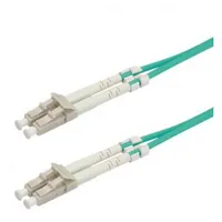 Value Fibre Optic Jumper Cable, 50/125Μm, Lc/Lc, Om3, turquoise 2 m  21.99.8702