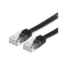 Value Utp Cat.6 Flat Network Cable, black 0.5 m  21.99.0960