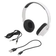 Wireless headphones with microphone white 2022000Hz 10M 32Ω  Qoltec-50847 50847