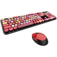 Wireless keyboard  mouse set Mofii Sweet 2.4G BlackRed 034317522927