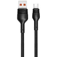 Xo cable Nb55 Usb - microUSB 1,0 m 5A black  6920680899739 Nb55Bkumu