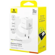 ład siec. Baseus 30W 1Xusb 1Xusb-C P1011160A213-00  3Lbaa213 6932172672485