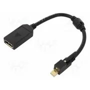 Adapter Displayport socket,mini plug Len 0.25M  Delock-62638 62638