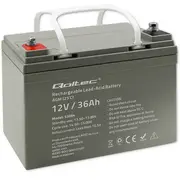 Qoltec  Agm battery 12V 36Ah Maintenance-Free Efficient Longlife for Ups, scooter 5901878530840 85072080