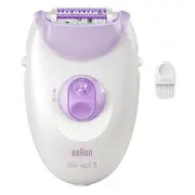 Braun Epilator  Se3-000 Silk epil 3 Number of power levels 2 White/Purple 7500435224970