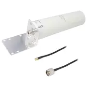 Antenna white N,Sma 50W 6002700Mhz 50Ω 3M 30Dbi -4580C  Qoltec-57014 57014