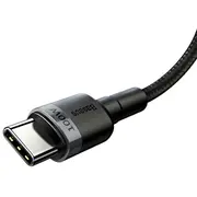 Baseus Cafule Catklf-Alg1 Usb-C - Datu un Uzlādes vads 100W / Pd 3.0 200 cm Melns 