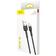 Baseus Calklf-Bv1 Cafule vads Usb Lightning 2.4A  1M zeltamelns 6953156274990 Kbabsuusb0203