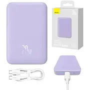 Baseus Magnetic Mini 10000Mah 20W Magsafe fioletowy  Ppcx110105 6932172626099 20864342103