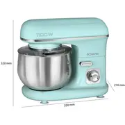Bomann Km 6030 Cb food processor 1100 W 5 L Mint colour  Miętowy 4004470603026 Agdbomrok0004