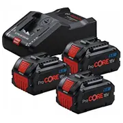 Bosch. Battery 18V 8.0Ah Procore 3Pcs. Charger Gal 18V-160 ...  0615A5004Y 4053423301335 Wlononwcrei36