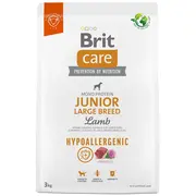 Brit Care Hypoallergenic Junior Large Breed Lamb - dry dog food 3 kg  100-172218 8595602559053 Dlpritkas0040