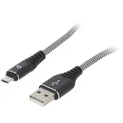 Cable Cablexpert Usb 2.0 A plug,USB B micro plug 2M  Cc-Usb2B-Ammbm2Bw Cc-Usb2B-Ammbm-2M-Bw