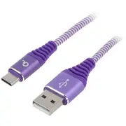 Cable Cablexpert Usb 2.0 A plug,USB C plug gold-plated  Cc-Usb2B-Amcm-2Pw Cc-Usb2B-Amcm-2M-Pw