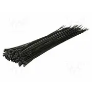 Cable tie L 500Mm W 4.4Mm black polyamide 100Pcs Ul94V-2  Pc-Kab0041B Kab0041B