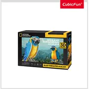 Cubicfun National Geographic 3D puzle Zilrīkles ara  Ds1097H 6944588210977