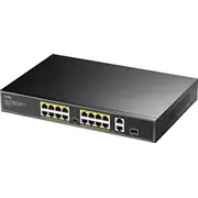 Cudy Fs1018Ps1 16-Port 10/100M Poe Switch 2 Gigabit Uplink 1 Sfp Port 200W  6971690790271 Wlononwcrfric