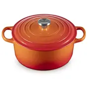 Čuguna katls apaļš Oslash34Cm / 12L oranžs  02731067 0024147310679