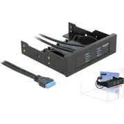 Delock Usb 5 Gbps Front Panel 2 Port with internal 19 Pin Header  61896 4043619618965