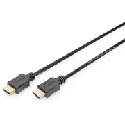 Digitus Hdmi High Speed with Ethernet Connecting Cable - Type-A Male 2 m  Ak-330114-020-S 4016032322979