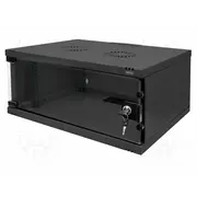 Enclosure rack cabinet Standard 19 Soho 4U black Z 241Mm  Dn-38011