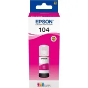 Epson 1Lb 104 Ecotank Magenta ink bottle  C13T00P340 8715946655826