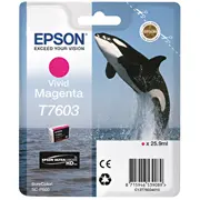 Epson T7603 ink cartridge vivid magenta high capacity 25 9Ml 1356 pages 1-Pack  C13T76034N10 8715946733746 185830
