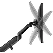 Ergo Office Er-405B Monitor Bracket Holder Table Desk Mount Arm Swivel Tilt Rotatable 13 - 32 Vesa  5902211119623 Wlononwcraisi