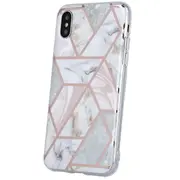 Fusion Geometric Marble silikona aizsargapvalks Apple iPhone 11 Pro rozā  Fsn-Gm-Hu-Ip11P-Pi 4752243015667 39269097