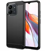 Fusion Trust Back Case slikona aizsargapvalks Xiaomi Redmi Note 13 5G melns  4752243050354 Fsn-Bc-Trt-Rn13-Bk