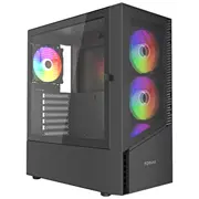 Gembird Ccc-Fc-4300 Gaming Atx Computer Case Fornax 4300, Arbg backlight, black  8716309133661 Spc-Am-Oth-15729