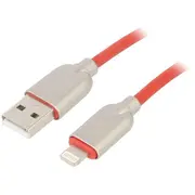 Gembird datu pārraides un uzlādes vads  Usb-A uz Lightning 2M sarkans Cc-Usb2R-Amlm-2M-R 8716309107914 85044030